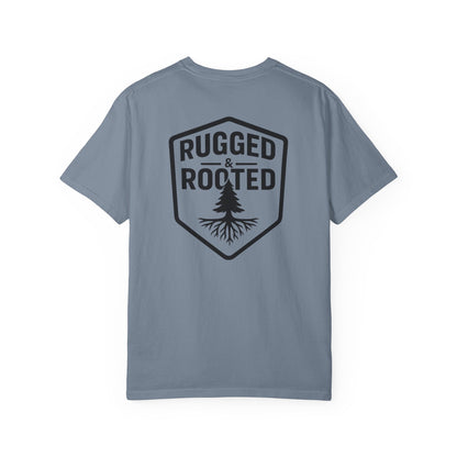 Rugged Rooted Shield Logo T-shirt