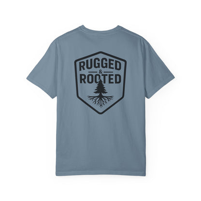 Rugged Rooted Shield Logo T-shirt