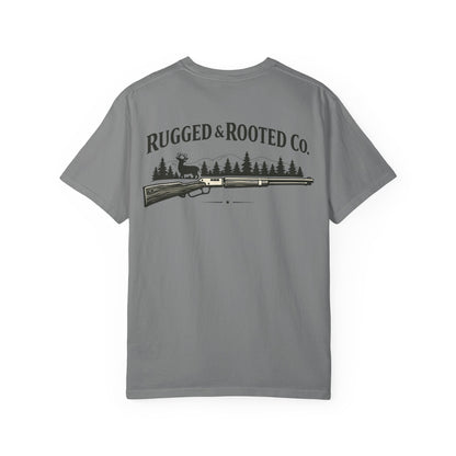 Rugged & Rooted 30-30 Hunting Rifle Graphic Tee