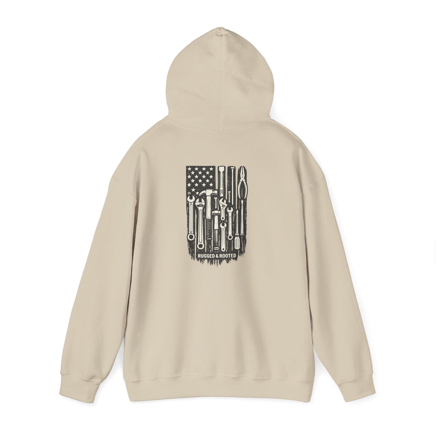 Tool American Flag Rugged & Rooted Hoodie