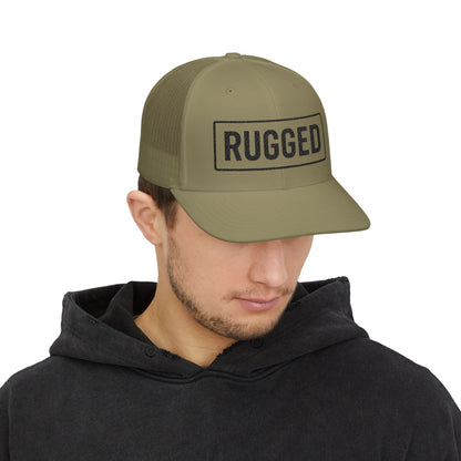 Snapback Rugged Trucker Hat