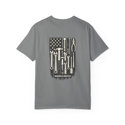 Tool American Flag  Rugged & Rooted T-Shirt