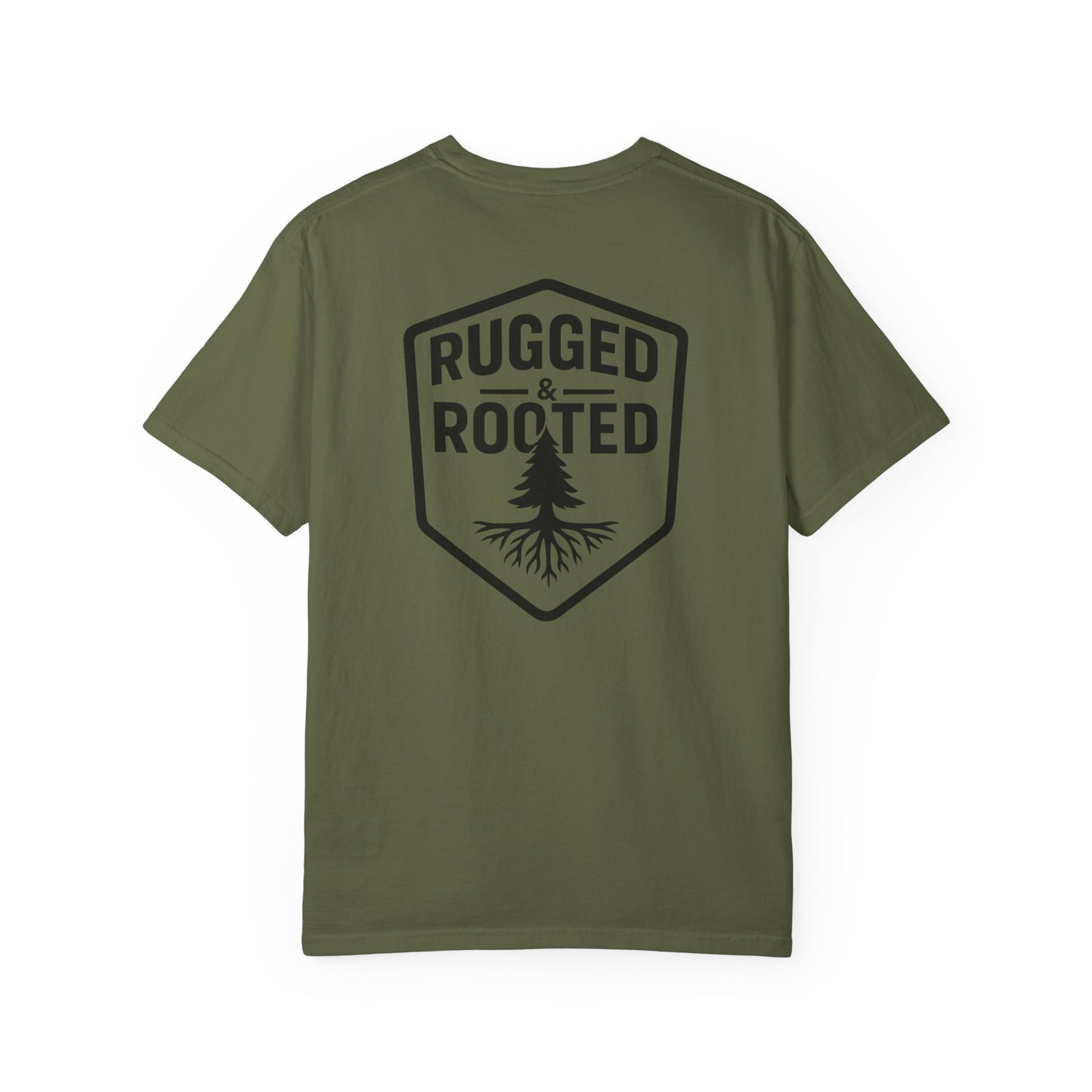 Rugged Rooted Shield Logo T-shirt