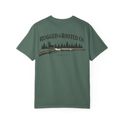 Rugged & Rooted 30-30 Hunting Rifle Graphic Tee