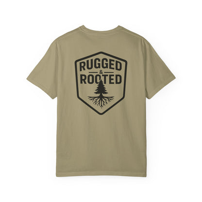 Rugged Rooted Shield Logo T-shirt