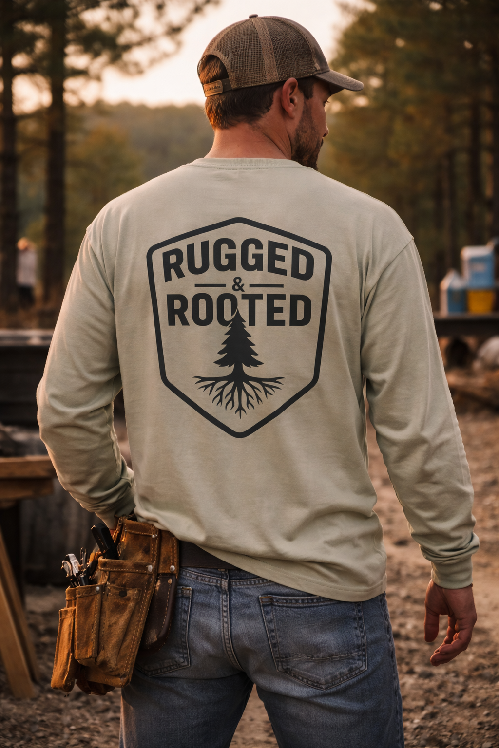 Rugged & Rooted Long Sleeve T-Shirt