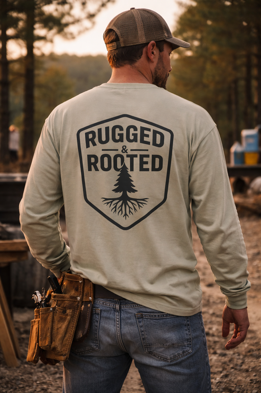 Rugged & Rooted Long Sleeve T-Shirt
