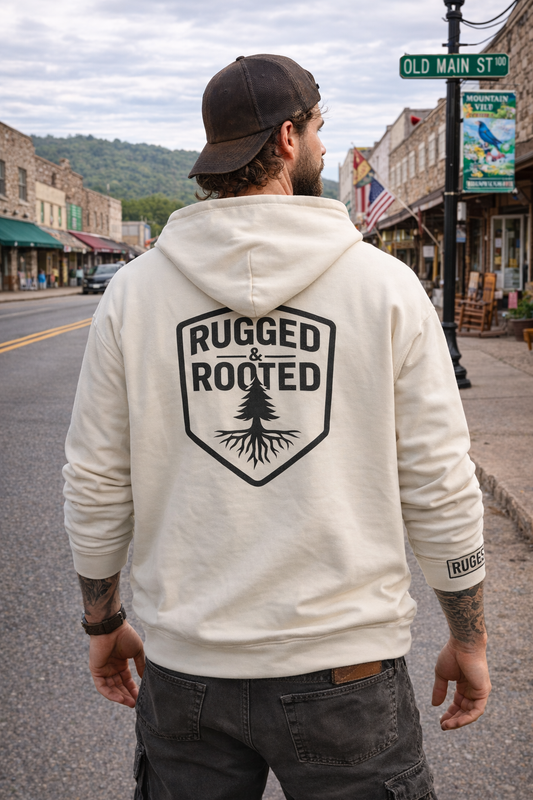 Rugged & Rooted Pullover Hoodie