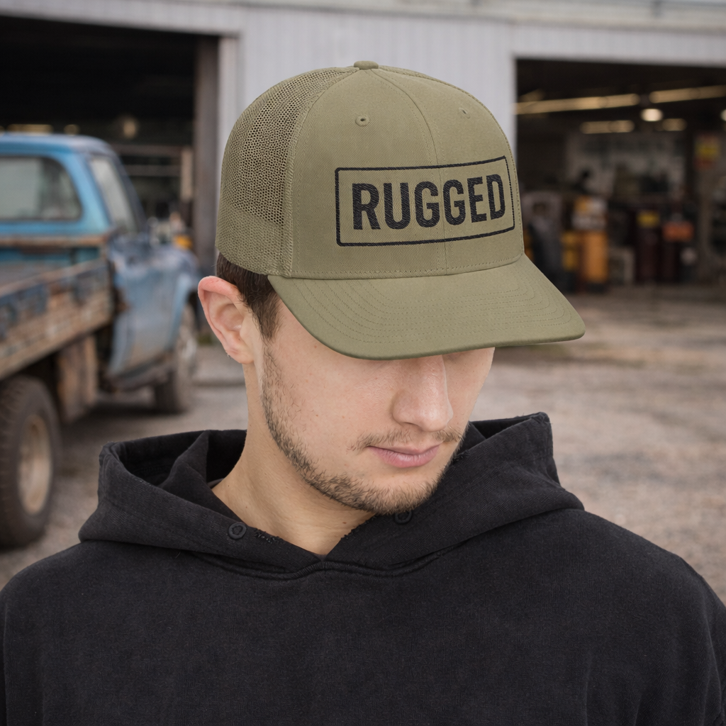 Snapback Rugged Trucker Hat