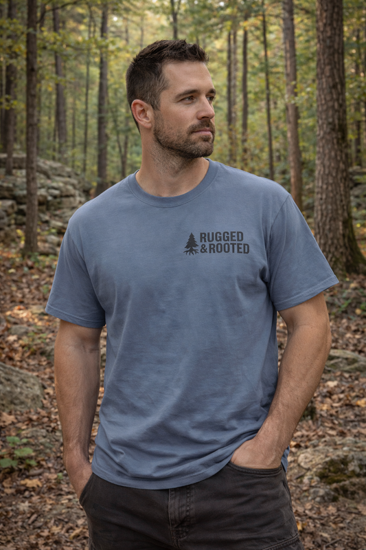 Rugged & Rooted 30-30 Hunting Rifle Graphic Tee
