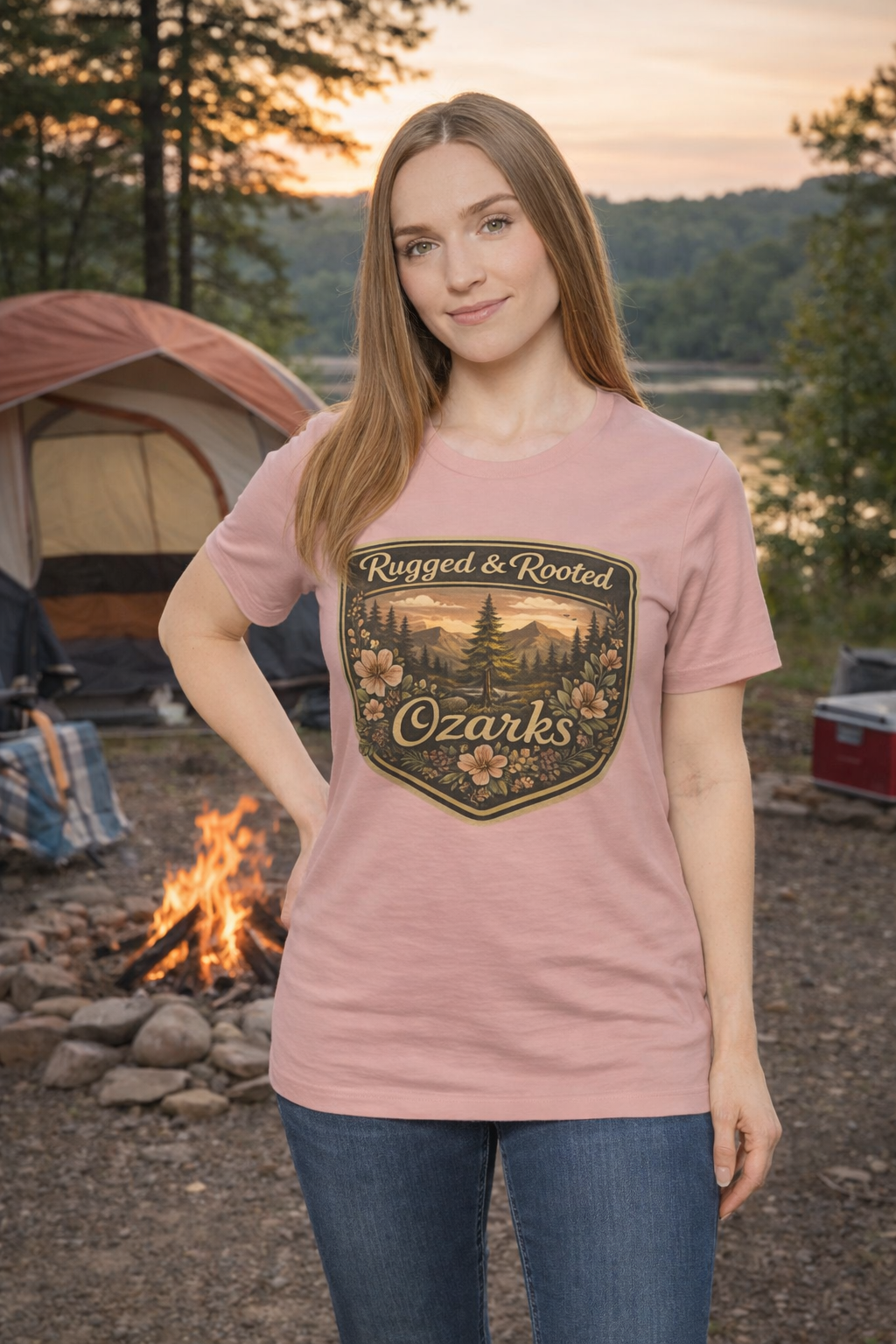 Ozarks Rugged & Rooted Women's Tshirt