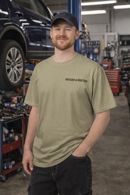 Tool American Flag  Rugged & Rooted T-Shirt