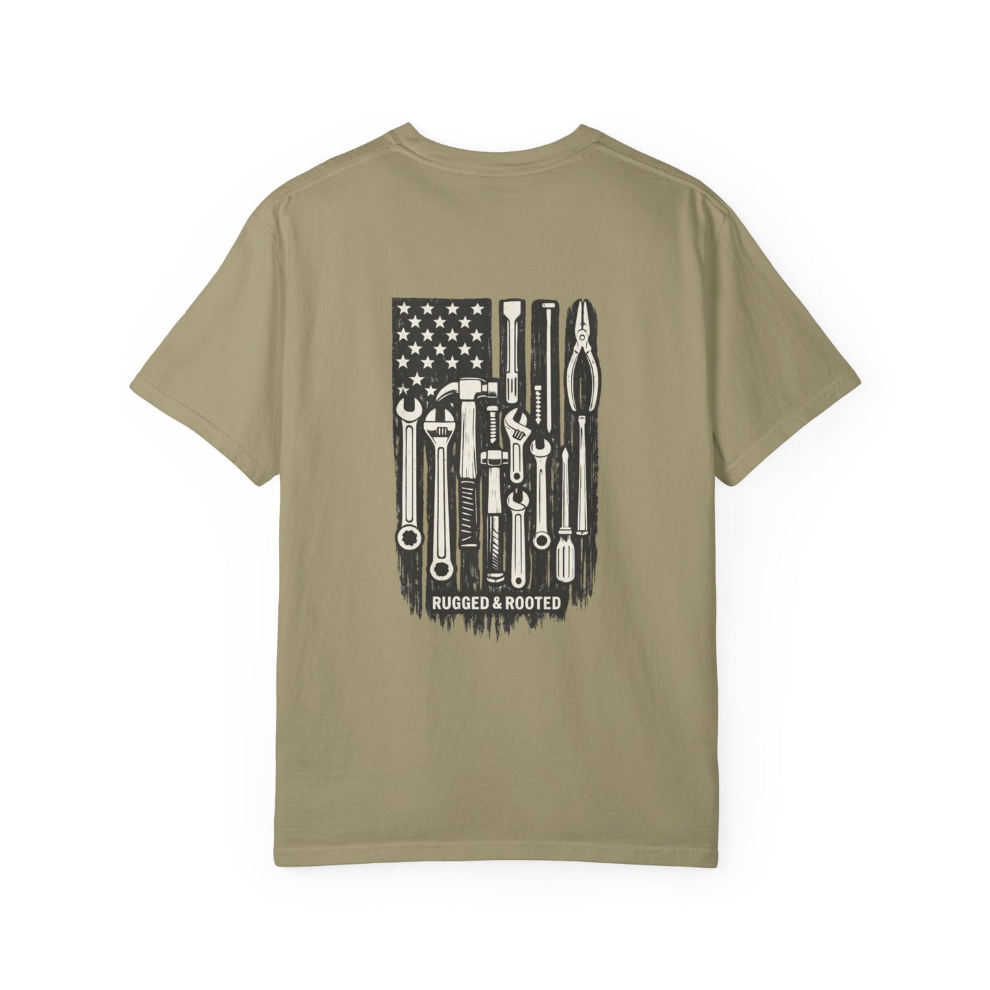 Tool American Flag  Rugged & Rooted T-Shirt