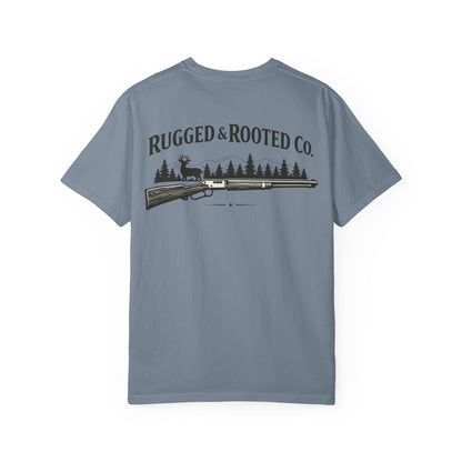 Rugged & Rooted 30-30 Hunting Rifle Graphic Tee