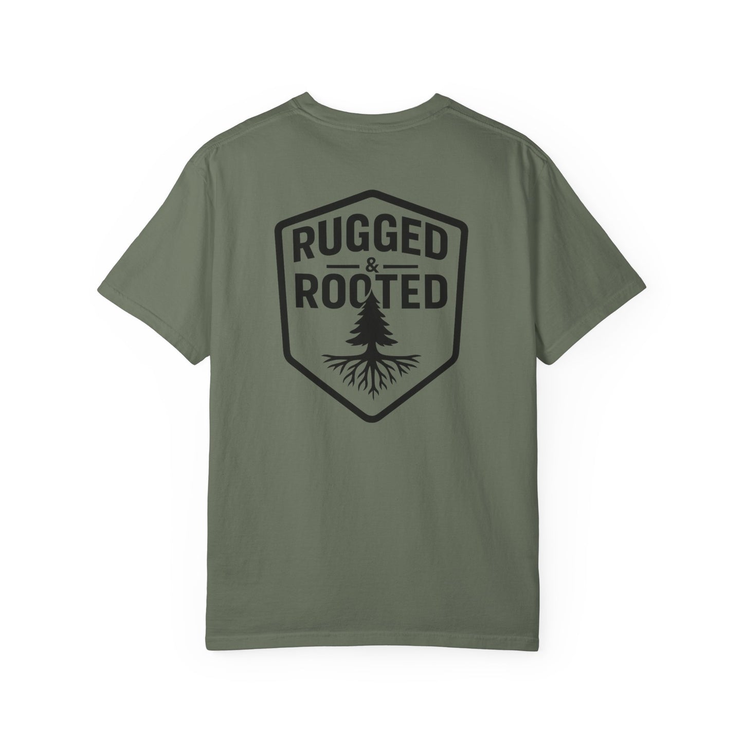 Rugged Rooted Shield Logo T-shirt