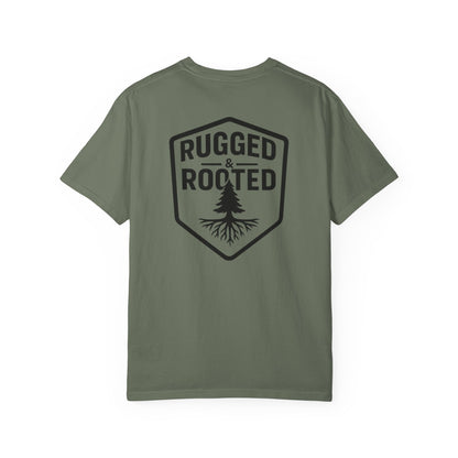 Rugged Rooted Shield Logo T-shirt
