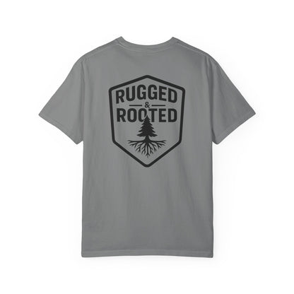 Rugged Rooted Shield Logo T-shirt