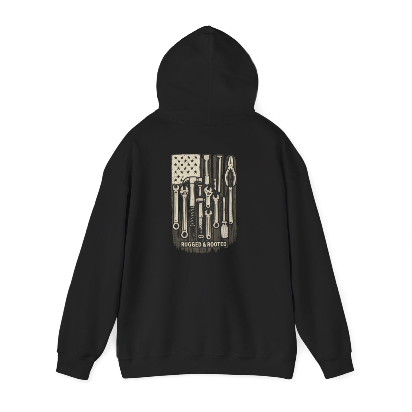 Tool American Flag Rugged & Rooted Hoodie