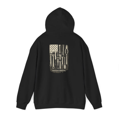 Tool American Flag Rugged & Rooted Hoodie